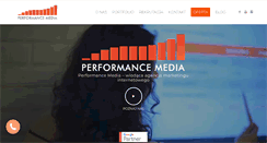 Desktop Screenshot of performancemedia.pl
